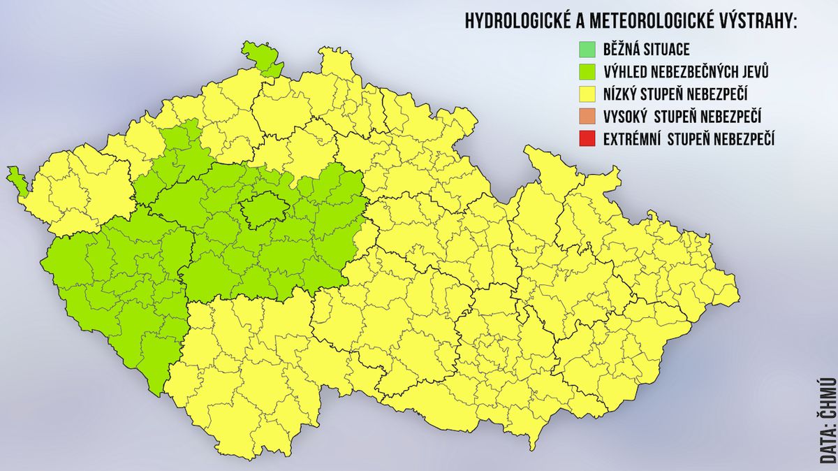 Většinu Česka zasáhne silný vítr, prudce se ochladí, varují meteorologové